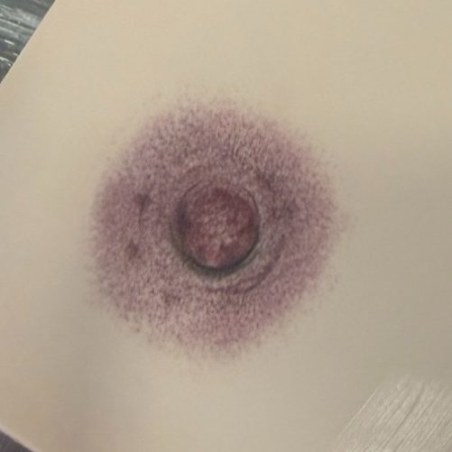 Medizinische Pigmentierung / Brustwarzenrekonstruktion auf Kunsthaut